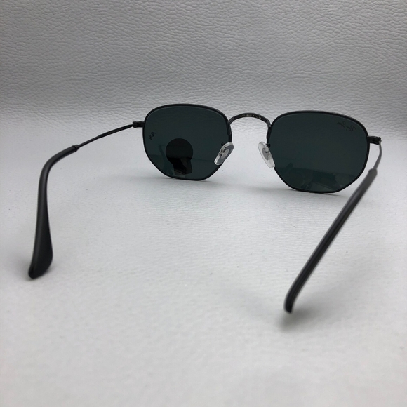 LIKE NEW RayBan Hexagonal RB3548 Black Ray ban Sunglasses - Picture 6 of 13